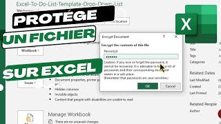 Comment Protégez vos fichiers Excel par mot passe en 3 clics  Chiffrer vos fichiers Excel [upl. by Nuhs685]