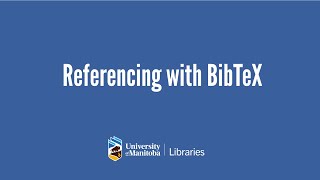 Referencing with BibTeX [upl. by Mok821]