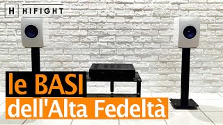 Le basi dellAlta Fedeltà Il tuo primo impianto HiFi La scelta di amplificatori e diffusori [upl. by Wira]