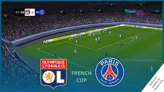 LYON vs PSG  Final French Cup 2324 • Simulation amp Prediction [upl. by Aissatsan]