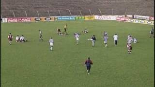 Terrible lightning strike on a football match [upl. by Synn]