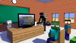 Minecraft Animation SPEEDRUNNING MINECRAFT ON PS5 [upl. by Lennod]