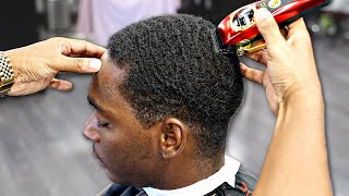 FULL LENGTH HAIRCUT TUTORIAL HIGH LOW TAPER [upl. by Ttocserp]