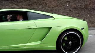 Lamborghini Gallardo straight pipe exhaust flyby 1 [upl. by Harness]