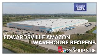 Edwardsville Amazon warehouse reopens nearly 3 years after deadly tornado [upl. by Aelram]