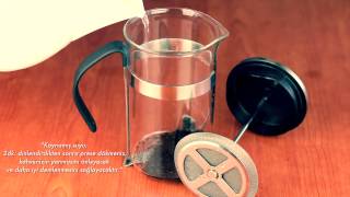 FRENCH PRESS ile kahve NASIL YAPILIR [upl. by Ulphi]