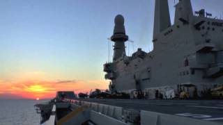 Overflying the Cavour aircraft carrier [upl. by Rafa489]