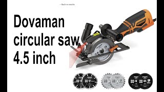 Dovaman mini circular saw reviewed Coffee and tools Ep 415 [upl. by Malinde]