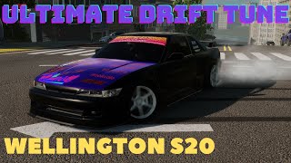 Wellington S20 Ultimate drift setup  CarX Drift Racing Online controllerconsole [upl. by Photima743]