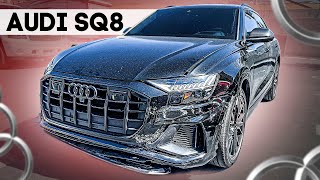 REBUILDING A CRASHED 2022 AUDI SQ8 FRONT END DAMAGE [upl. by Ayotahs]