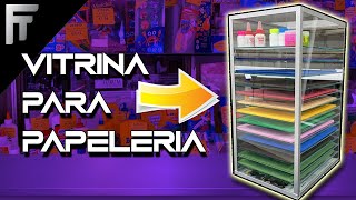 Como hacer una vitrina en vidrio [upl. by Adar]