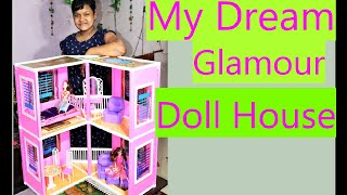 My Dream Glamour Doll House A House for my Doll Raj amp Simran in Hindi natkhatisuhani [upl. by Ahsetan]