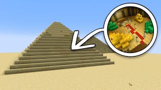 DIVERSIFY YOUR DESERT WITH EGYPTIAN PYRAMIDS IN MINECRAFT I BUILT THE PYRAMIDS OF GIZA IN MINECRAFT [upl. by Eceinwahs]