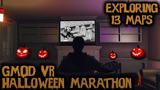 GMOD VR Halloween Marathon 2023 13 Maps [upl. by Schroer]