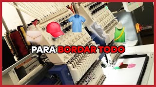 Bordadora Camfive 2 CABEZALES para GORROS PRENDAS TENIS y más [upl. by Franza]