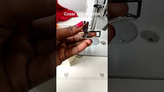 🫣🫣CÓMO COSER TELA ELÁSTICA en máquina de coser sewing coser aprenderacosturar moda costurera [upl. by Tut]