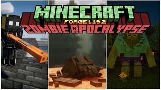 Top MODS para Minecraft APOCALIPSIS  ZOMBIE APOCALYPSE 1192 Forge  2023 [upl. by Aiekal]