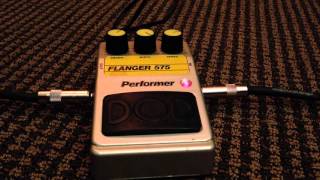 DOD 575 Flanger  Vintage Analog Guitar Pedal From Early 1980s [upl. by Carpet]