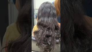 Stunning Hair Transformation From Black to Beautiful Single Shade hair hairdye [upl. by Yelsgnik23]