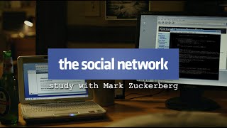 Study with Mark Zuckerberg 💻 The Social Network 🖥️ [upl. by Tiebold]