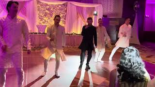 Groomsmen Dance Performance RampR Wedding Video 2024 [upl. by Annawal]