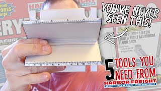 5 Woodworking Tools You Need From Harbor Freight Vol 10 [upl. by Tiffa]