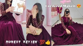 I ordered Makeit 😍honest reviewhow to design perfect dressesdesigner dress cutting amp Stitching [upl. by Bomke]