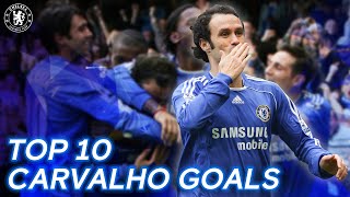 Top 10 Ricardo Carvalho Goals  Chelsea Tops [upl. by Notrab]