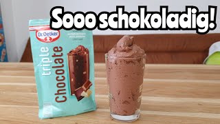 Dr Oetker Triple Chocolate Creme Dessert im Test [upl. by Whitson]