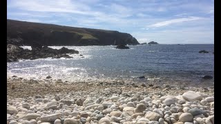 The sound of waves breaking on the shore  Port Co Donegal Ireland [upl. by Samara138]