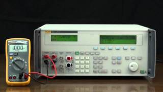 The 5080A MultiProduct Calibrator Calibrating a Digital Multimeter [upl. by Giess]