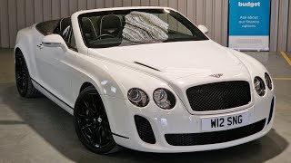 Bentley Continental 60 FlexFuel GTC Supersports Convertible 2dr Bi Fuel Auto 4WD [upl. by Attemaj]