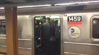 South Ferry bound R62 1 train at 34th streetPenn station [upl. by Notlim]