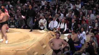 稀勢の里 vs 日馬富士 2014九州場所10日目 Kisenosato vs Harumafuji Харүмафүжи 【SUMO】 [upl. by Wesle]