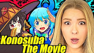 Couple Reacts To KONOSUBA THE MOVIE For The First Time The Legend Of Crimson Supercut [upl. by Aiekam]