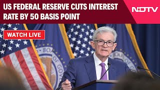 Jerome Powell Live  US Fed Rate Cut LIVE  FOMC Meeting  Jerome Powell Speech LIVE [upl. by Sigismundo]