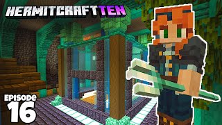 Hermitcraft 10  Secret Trident Fight Club  Ep16 [upl. by Terag]