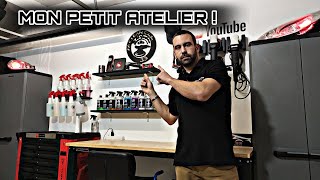 COMMENT jai aménagé mon GARAGE en ATELIER  pratique et PAS CHER [upl. by Laefar]