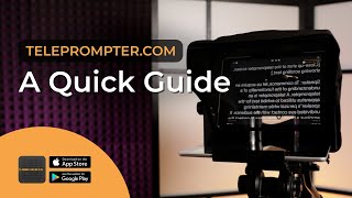 How to use our TELEPROMPTER APP 💡 [upl. by Yeldah601]