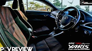 POV REVIEW  TOYOTA YARIS 15 CVT TRD SPORTIVO 2018  BEKASNYA BANYAK YANG CARI  Tour amp Test Drive [upl. by Oigaib488]