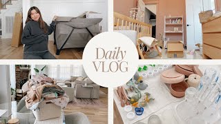 Nest with me Day in the life VLOG  In full prep mode for the baby  34 weeks pregnant [upl. by Elisabeth]