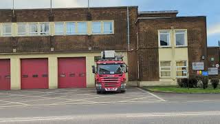 D03D1 ARP responding to an unknown incident from Coatbridge fire station [upl. by Erb459]