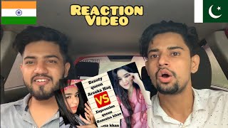 Reaction on Romaisa khan VS Areeqa haq tik tok  Bombay wala reaction [upl. by Hiltner]