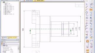 3D CAD Part Modeler オンラインデモ  ドローイング（図面）の作成手順 [upl. by Devaney316]