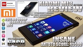 Xiaomi Mi3 64GB REVIEW 5quot FHD 1080P ANTUTU 45500 10 Point Multitouch All Sensors GPSGLONASS [upl. by Imoen]