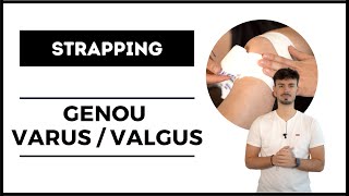 STRAPPING DU GENOU  STABILITÉ VALGUSVARUS [upl. by Awra]