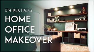 WORK FROM HOME OFFICE MAKEOVER  Ikea Hacks to Create Beautiful Workspace  FULL COST BREAKDOWN [upl. by Ledniahs]