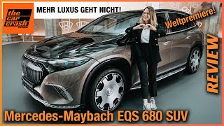 Mercedes Maybach EQS SUV 2023 Mehr Luxus geht nicht Review  Test  Elektro Maybach Weltpremiere [upl. by Nnayecats]