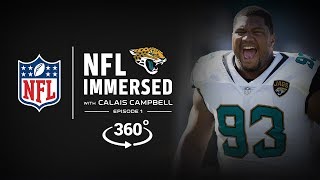 Welcome To Sacksonville 🐾  Calais Campbell Ep 1  NFL Immersed  360° Video [upl. by Kaila]