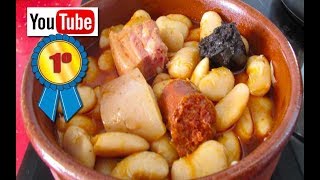 â˜‘ï¸ FABADA ASTURIANA CASERA  RECETA TRADICIONAL â¤ï¸ ðŸ§¡ ðŸ’› [upl. by Eenaej434]